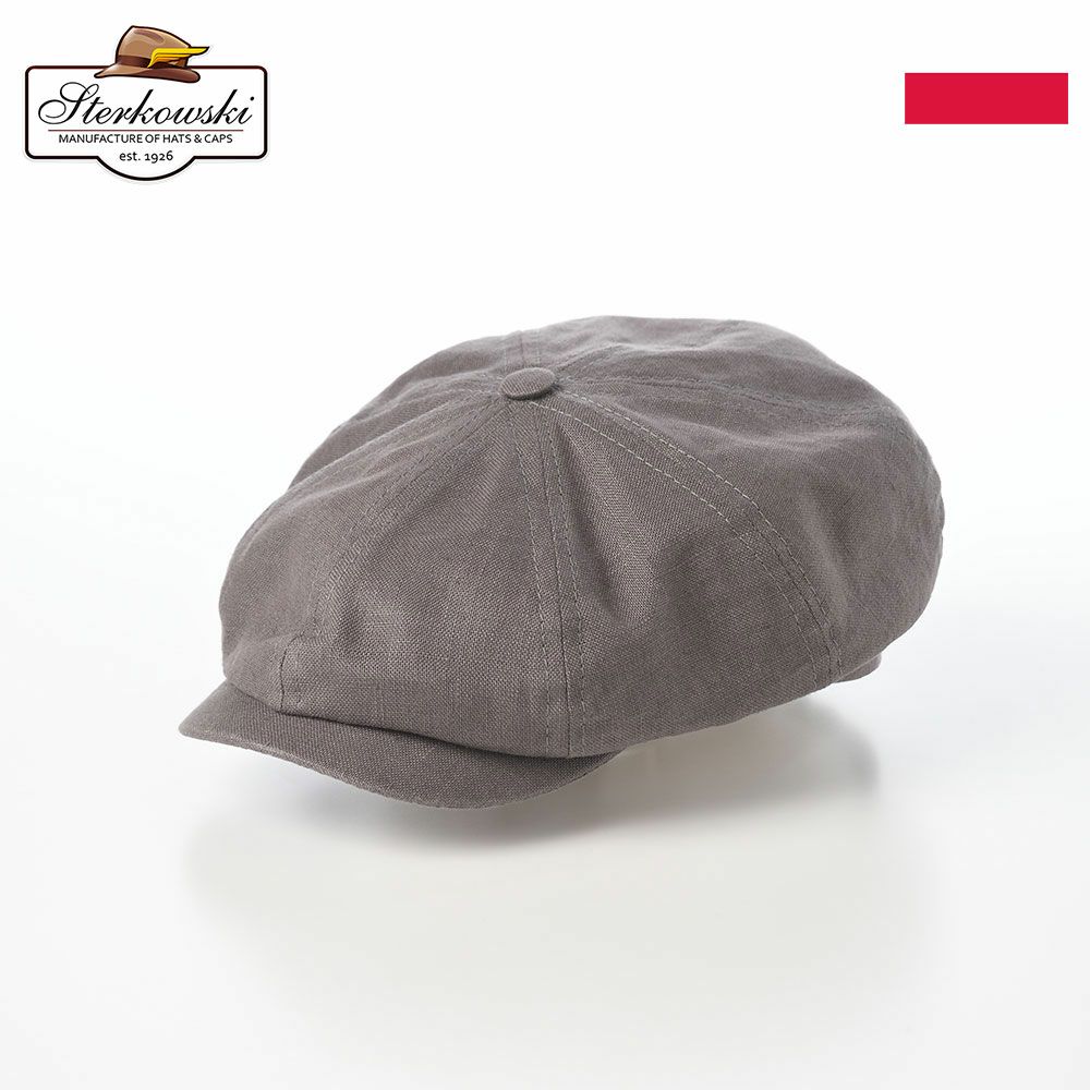 ステルコフスキーのハンチング Rowdy Linen Hunting（ラウディ リネンハンチング） グレー