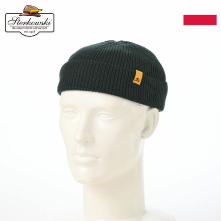 ステルコフスキーのニット帽 Duke Cashmere Mix Knit（デューク カシミヤミックス ニット） グリーン