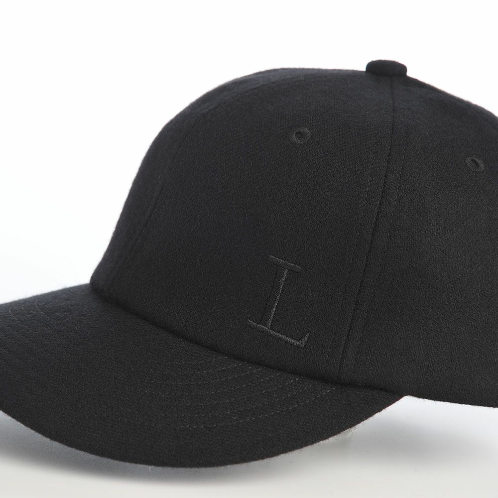 ラコステのキャップ FLANNEL CAP（フランネルキャップ） L1384 ブラック