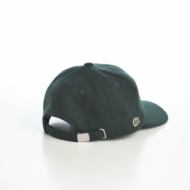 ラコステのキャップ FLANNEL CAP（フランネルキャップ） L1384 グリーン