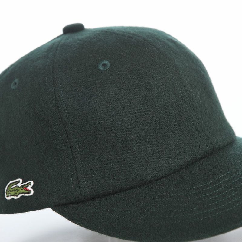 ラコステのキャップ FLANNEL CAP（フランネルキャップ） L1384 グリーン