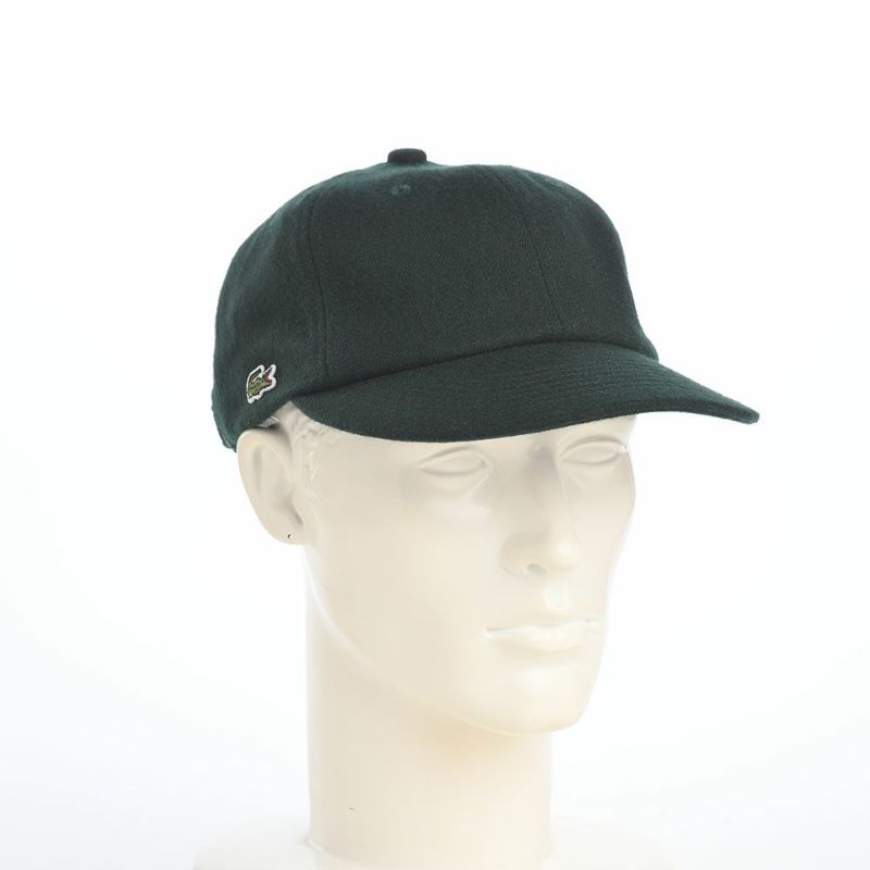 ラコステのキャップ FLANNEL CAP（フランネルキャップ） L1384 グリーン