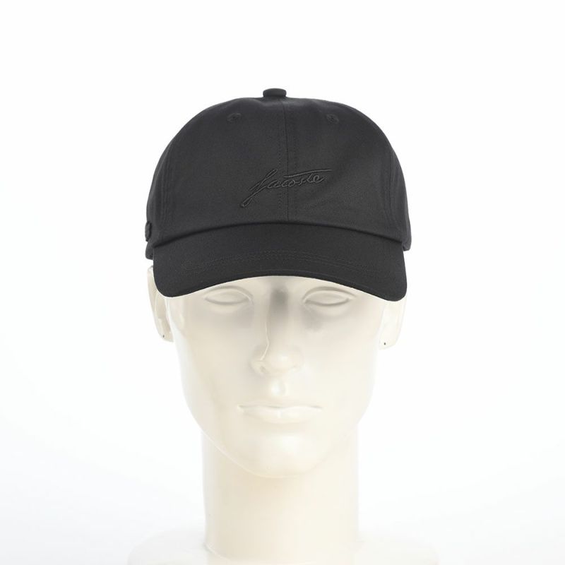 ラコステのキャップ TONE ON TONE EMB CAP（トーンオントーン エンブロイダリー キャップ） L7152 ブラック
