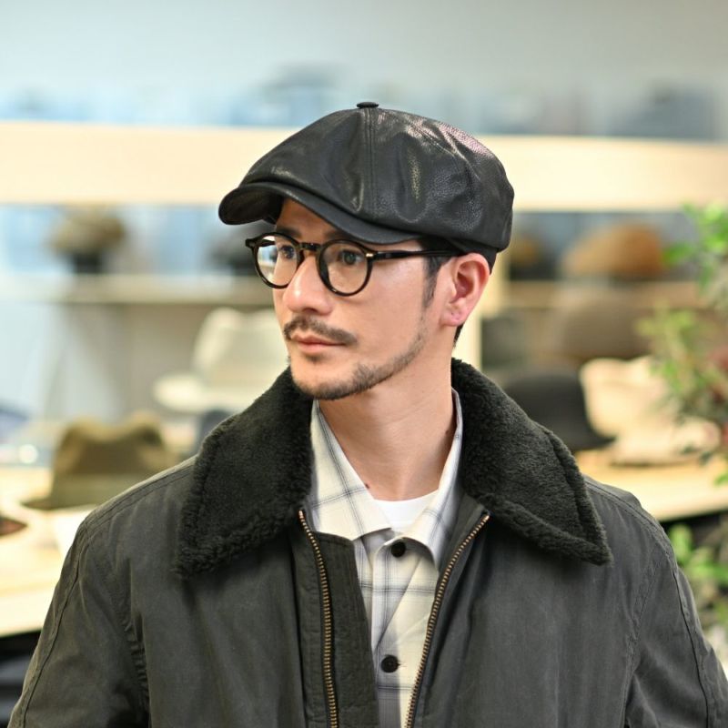 ゴットマンのキャスケット Kingston Calf Leather（キングストン カーフレザー） G2332492 ブラック