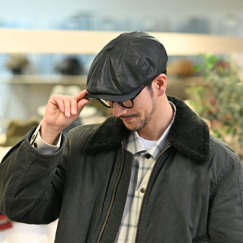 ゴットマンのキャスケット Kingston Calf Leather（キングストン カーフレザー） G2332492 ブラック