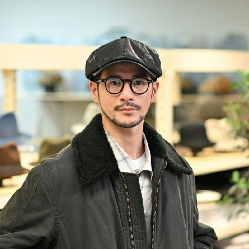 ゴットマンのキャスケット Kingston Calf Leather（キングストン カーフレザー） G2332492 ブラック