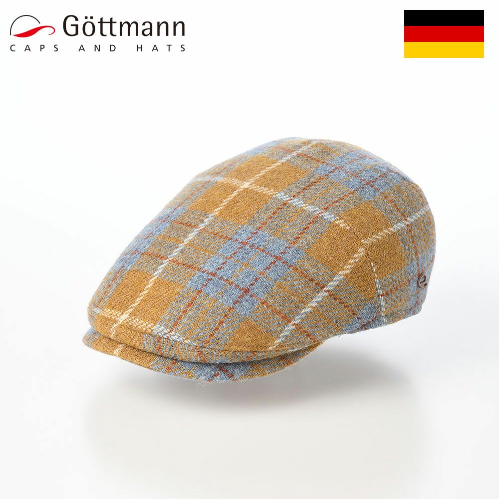 ゴットマンのハンチング Haywood Harris Tweed（ヘイウッド ハリスツイード） G2862690 イエロー