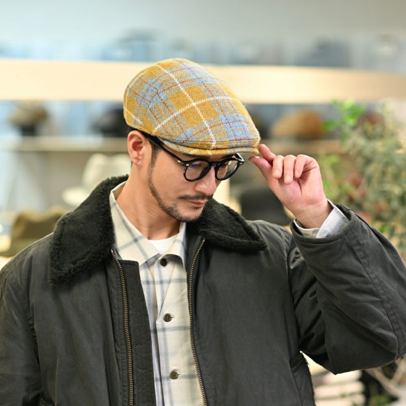 ゴットマンのハンチング Haywood Harris Tweed（ヘイウッド ハリスツイード） G2862690 イエロー