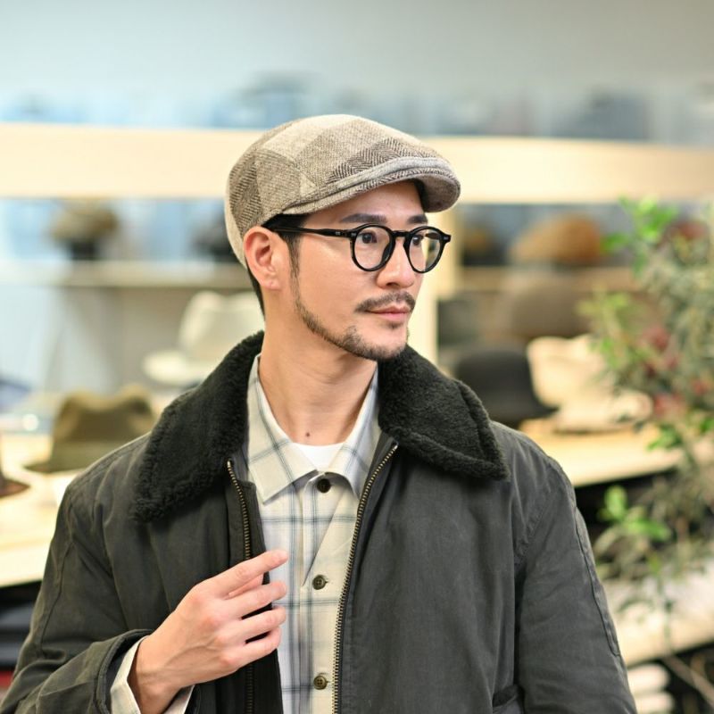 ゴットマンのハンチング Richmond Streifen（リッチモンド シュトライフェン） G2810708 ブラウンベージュ