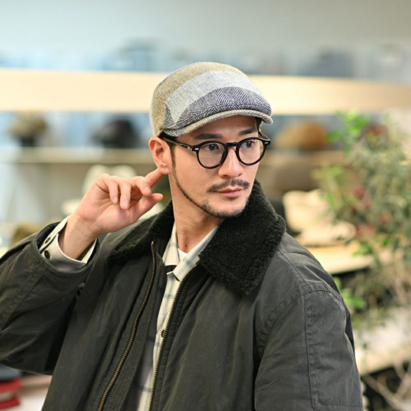 ゴットマンのハンチング Richmond Streifen（リッチモンド シュトライフェン） G2810708 グリーンブルー