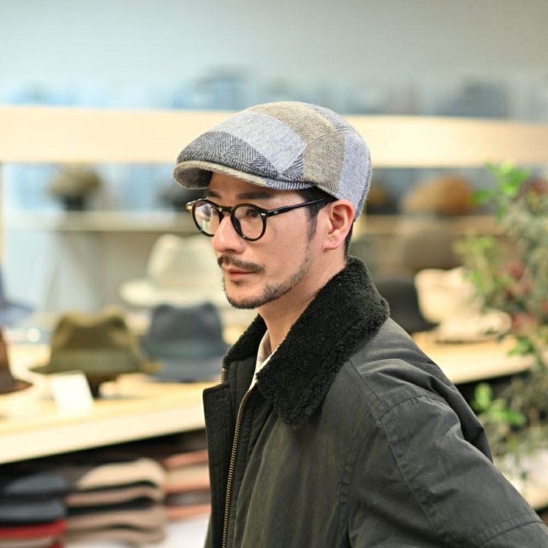 ゴットマンのハンチング Richmond Streifen（リッチモンド シュトライフェン） G2810708 グリーンブルー