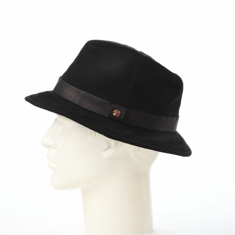 モーノのハット Brushed cotton soft hat（ブラッシュドコットン ソフトハット） ブラック