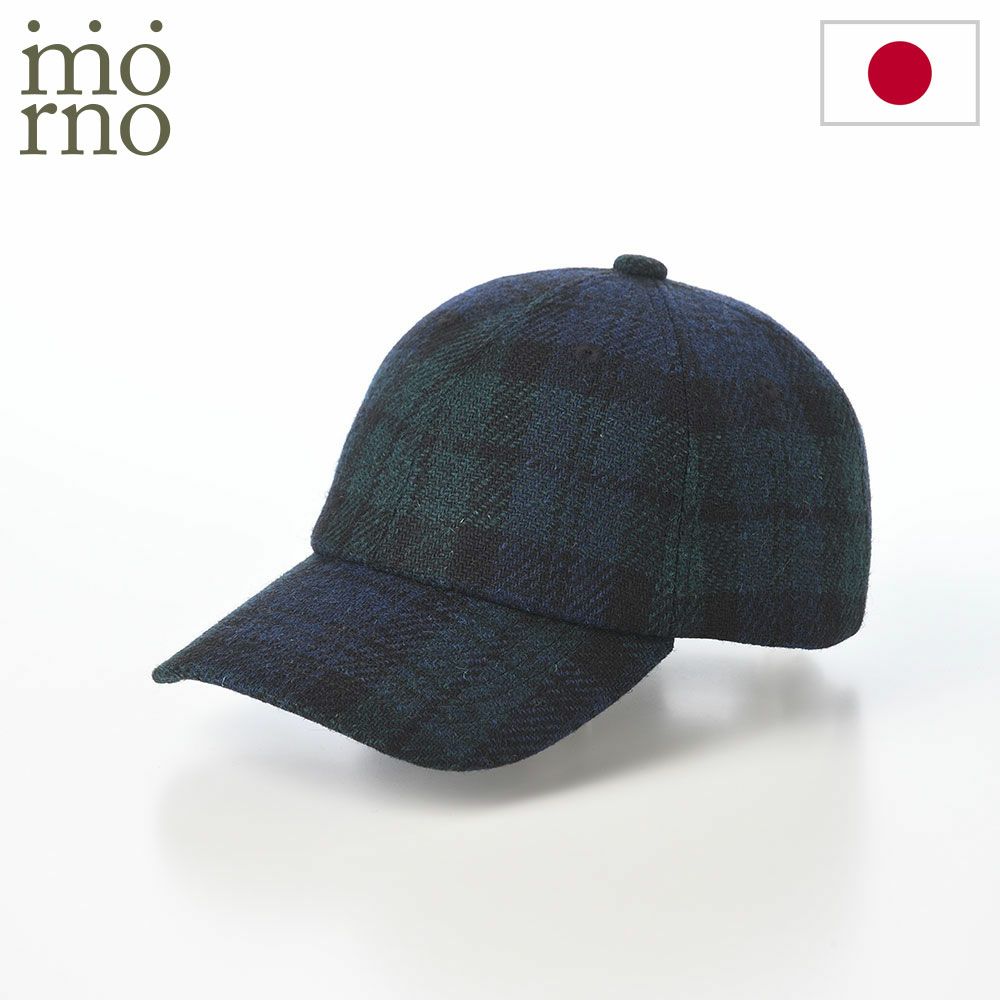 モーノのキャップ Harris Tweed Cap（ハリスツイード キャップ） ネイビーチェック