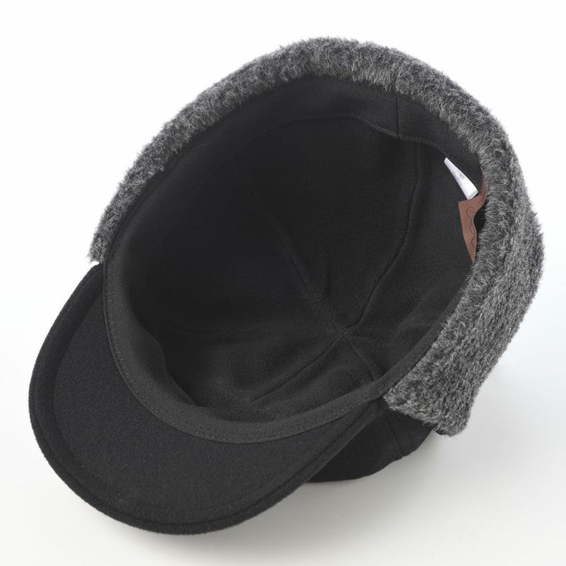 モーノのキャップ Ear flap cap（イヤーフラップキャップ） ブラック