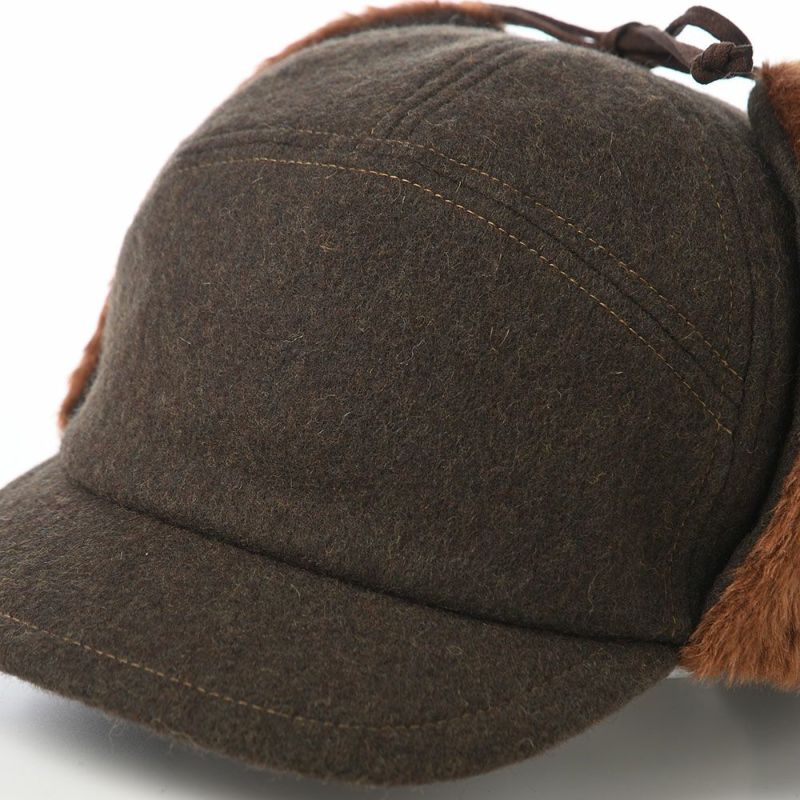 モーノのキャップ Ear flap cap（イヤーフラップキャップ） カーキ