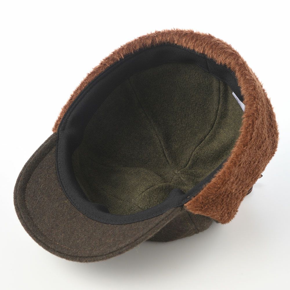 モーノのキャップ Ear flap cap（イヤーフラップキャップ） カーキ