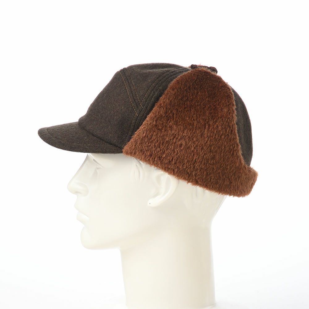 モーノのキャップ Ear flap cap（イヤーフラップキャップ） カーキ