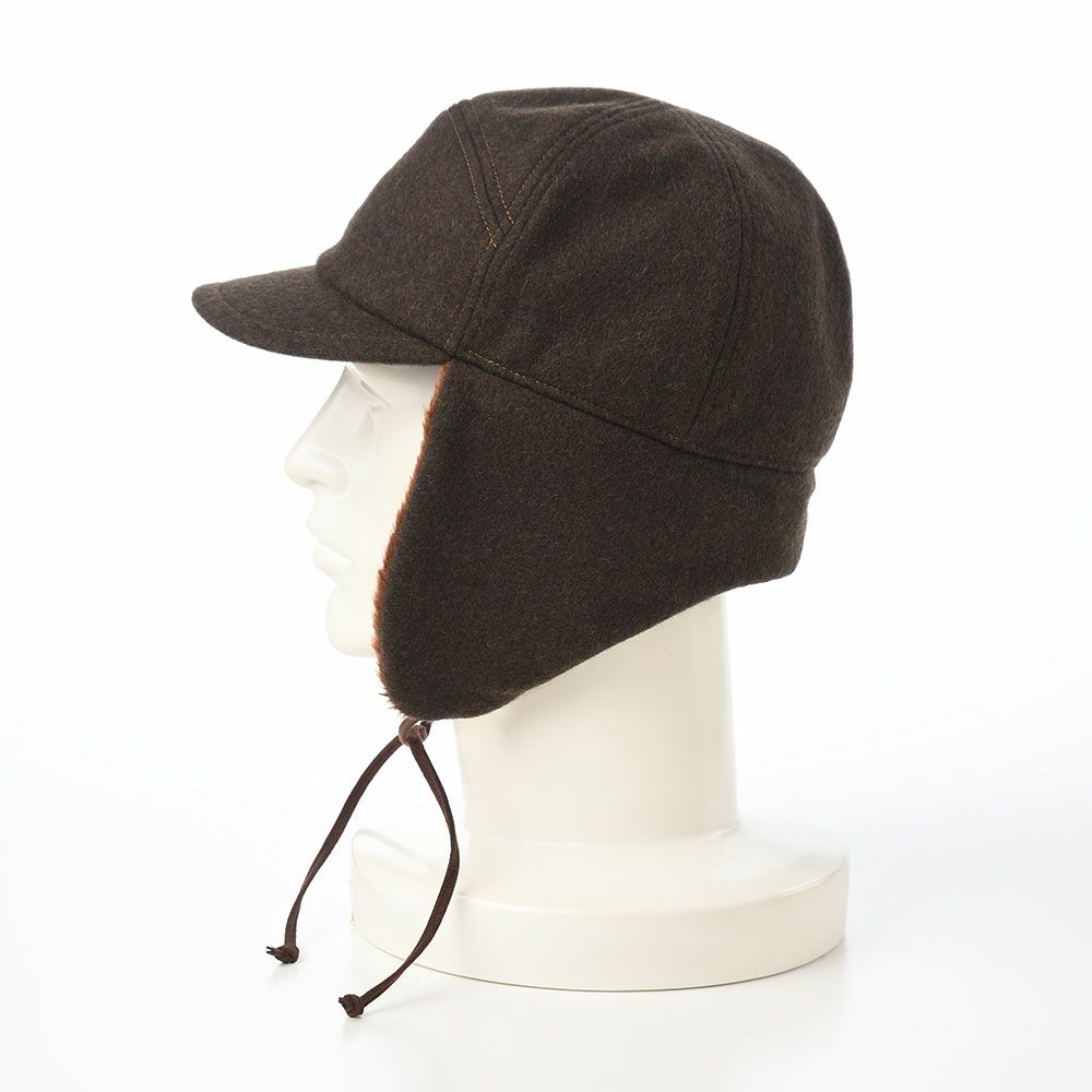 モーノのキャップ Ear flap cap（イヤーフラップキャップ） カーキ