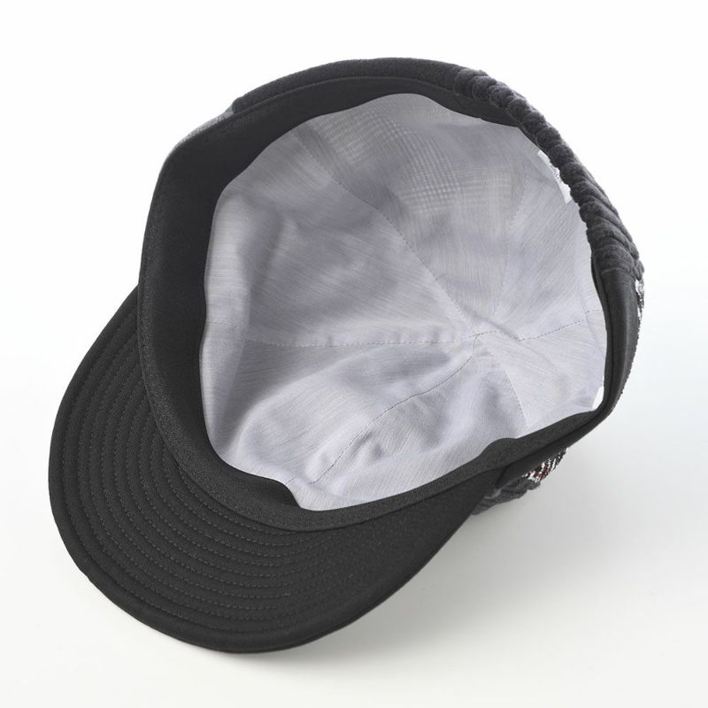 モーノのキャップ Patchwork short brim cap（パッチワークショートブリムキャップ） ブラック