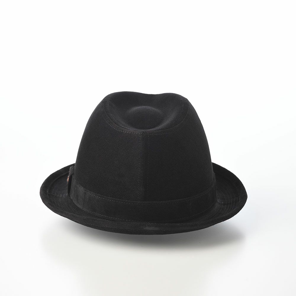 モーノのソフトハット Corduroy & Leather hat（コーデュロイ＆レザーハット） ブラック