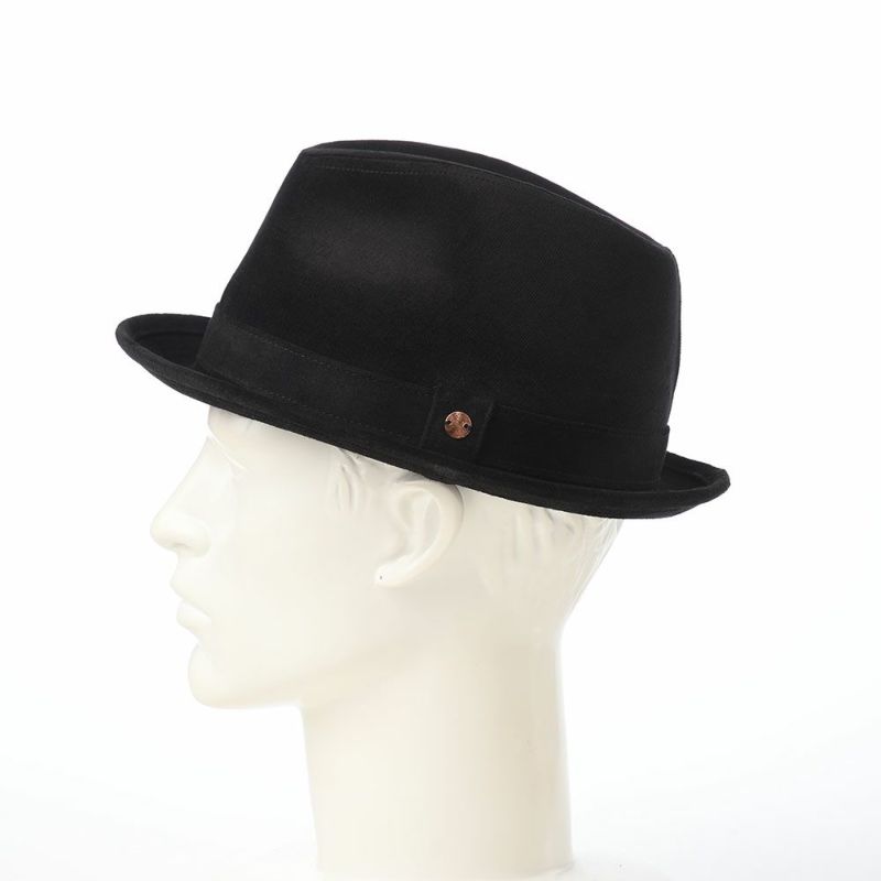 モーノのソフトハット Corduroy & Leather hat（コーデュロイ＆レザーハット） ブラック