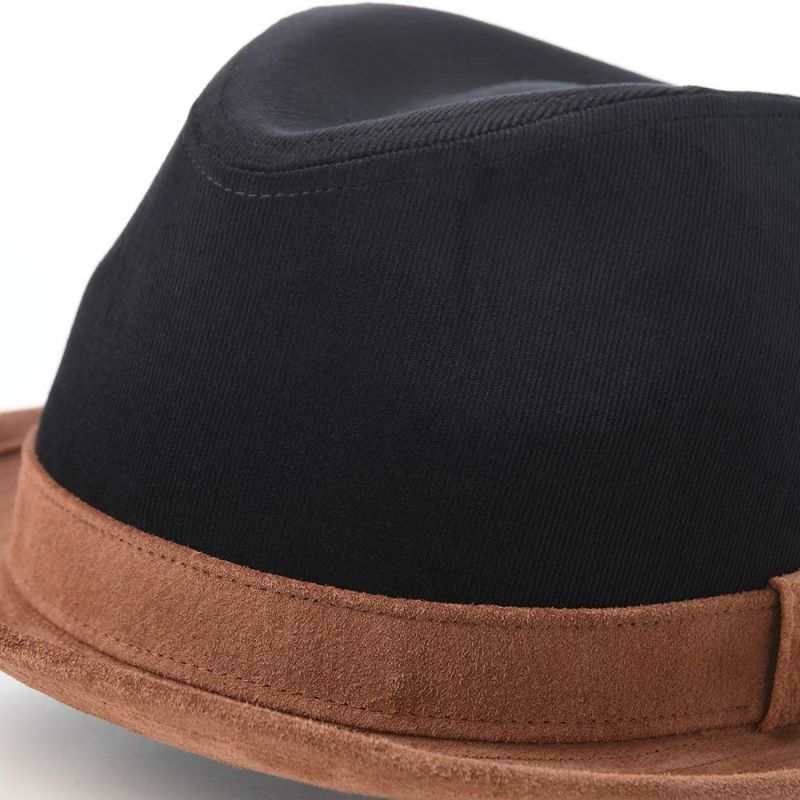モーノのソフトハット Corduroy & Leather hat（コーデュロイ＆レザーハット） ネイビー