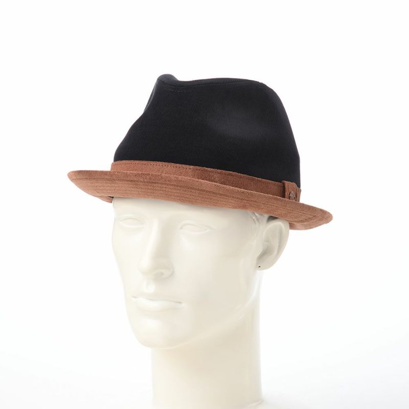 モーノのソフトハット Corduroy & Leather hat（コーデュロイ＆レザーハット） ネイビー