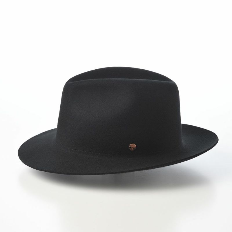 モーノのフェルトハット Crushable wool hat（クラッシャブル ウールハット） ブラック
