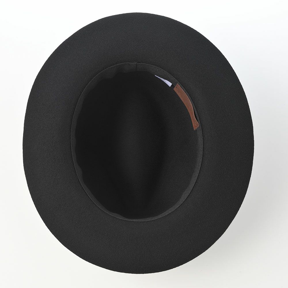 モーノのフェルトハット Crushable wool hat（クラッシャブル ウールハット） ブラック