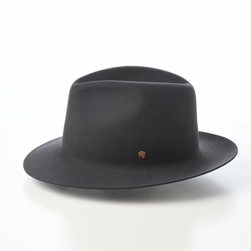 モーノのフェルトハット Crushable wool hat（クラッシャブル ウールハット） チャコール