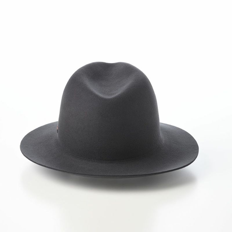 モーノのフェルトハット Crushable wool hat（クラッシャブル ウールハット） チャコール