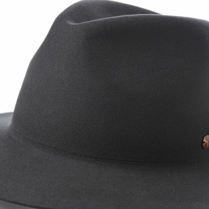 モーノのフェルトハット Crushable wool hat（クラッシャブル ウールハット） チャコール