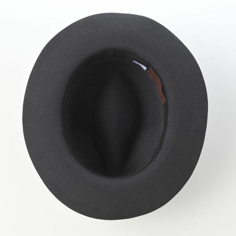 モーノのフェルトハット Crushable wool hat（クラッシャブル ウールハット） チャコール