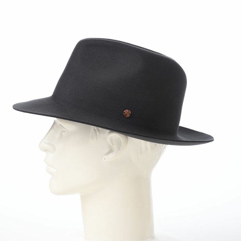 モーノのフェルトハット Crushable wool hat（クラッシャブル ウールハット） チャコール