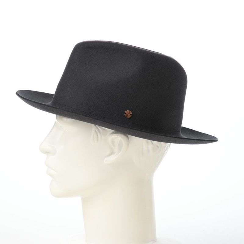 モーノのフェルトハット Crushable wool hat（クラッシャブル ウールハット） チャコール