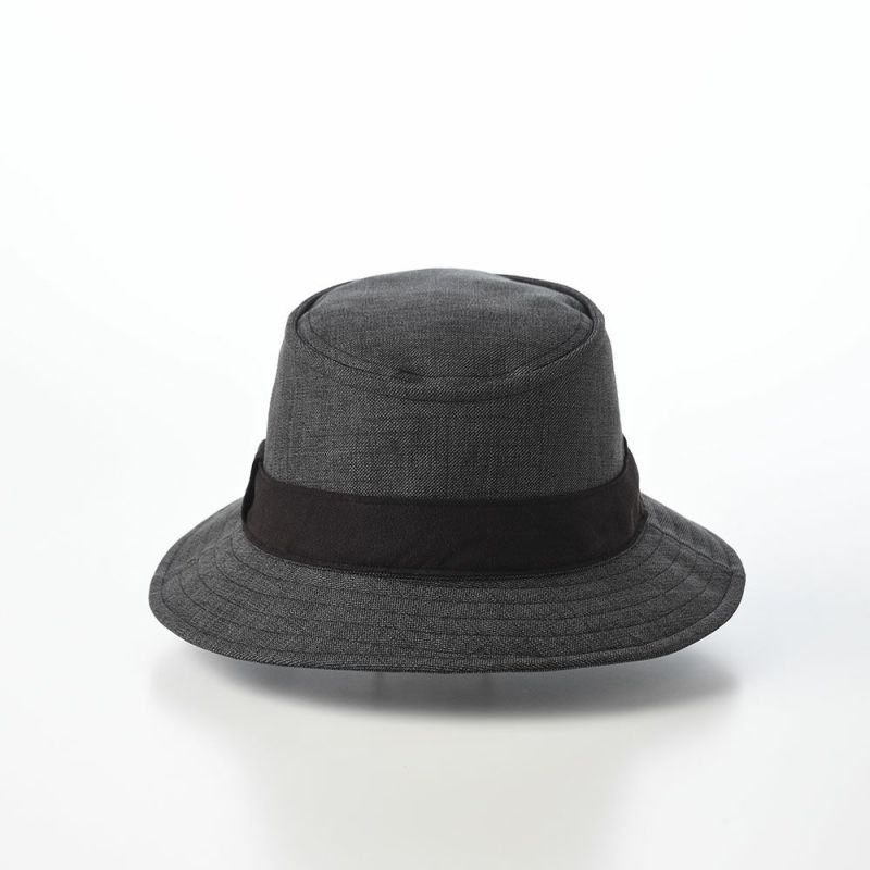 ダックスのソフトハット Manish Foldable Wash Sharkskin（マニッシュ フォルダブルウォッシュ シャークスキン） D2031 チャコール