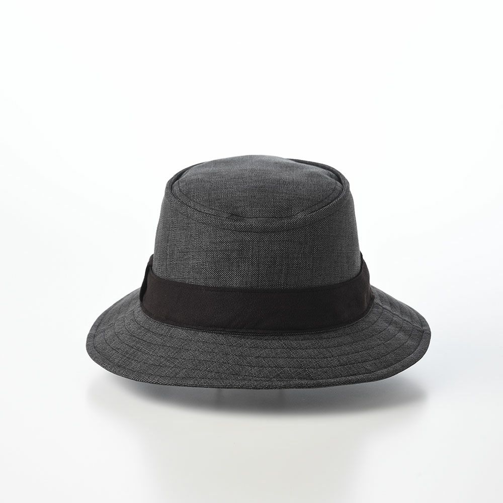 ダックスのソフトハット Manish Foldable Wash Sharkskin（マニッシュ フォルダブルウォッシュ シャークスキン） D2031 チャコール