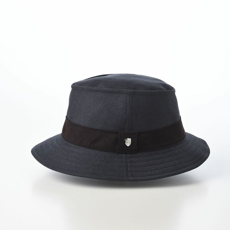 ダックスのソフトハット Manish Foldable Wash Sharkskin（マニッシュ フォルダブルウォッシュ シャークスキン） D2031 ネイビー