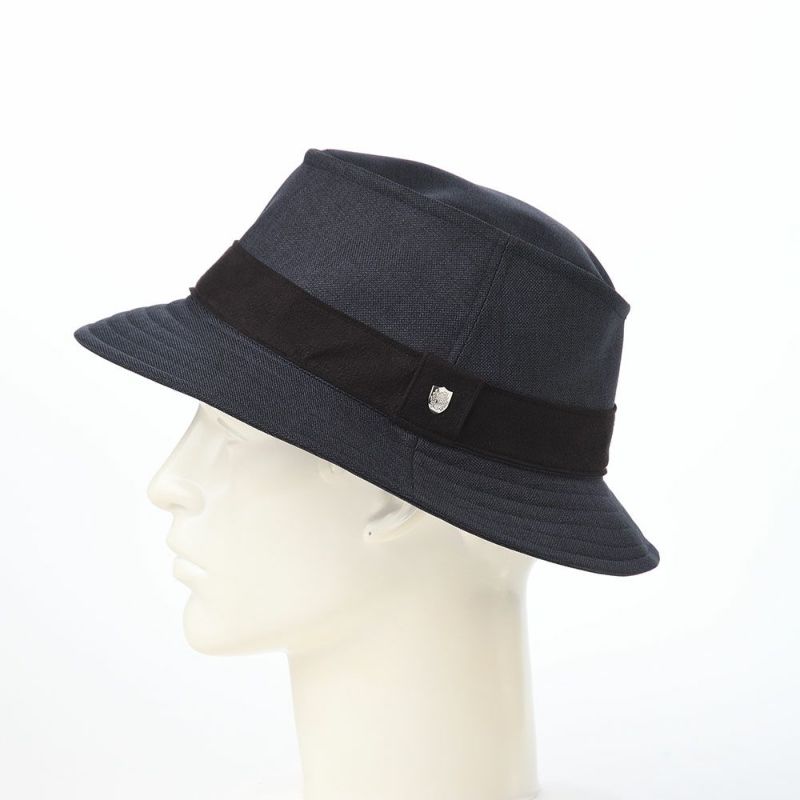 ダックスのソフトハット Manish Foldable Wash Sharkskin（マニッシュ フォルダブルウォッシュ シャークスキン） D2031 ネイビー