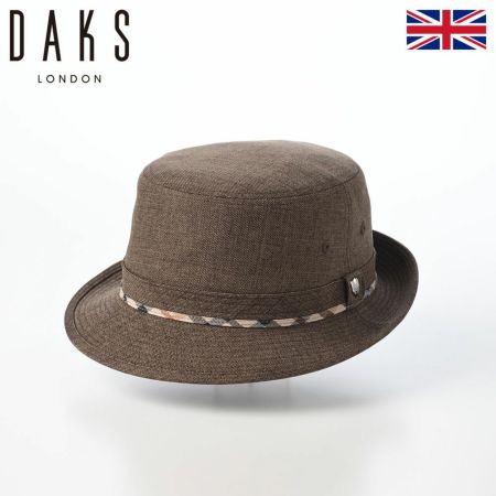 ダックスのソフトハット Alpen Foldable Wash Sharkskin（アルペン フォルダブルウォッシュ シャークスキン） D2033 ブラウン