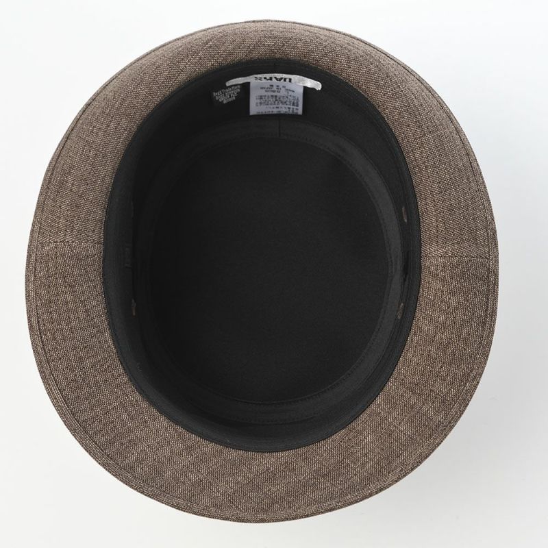 ダックスのソフトハット Alpen Foldable Wash Sharkskin（アルペン フォルダブルウォッシュ シャークスキン） D2033 ブラウン