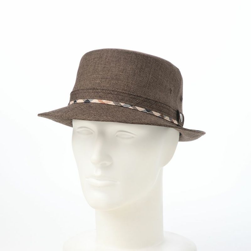 ダックスのソフトハット Alpen Foldable Wash Sharkskin（アルペン フォルダブルウォッシュ シャークスキン） D2033 ブラウン