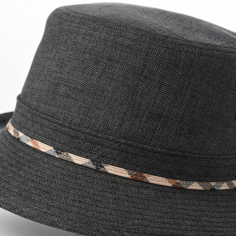 ダックスのソフトハット Alpen Foldable Wash Sharkskin（アルペン フォルダブルウォッシュ シャークスキン） D2033 チャコール