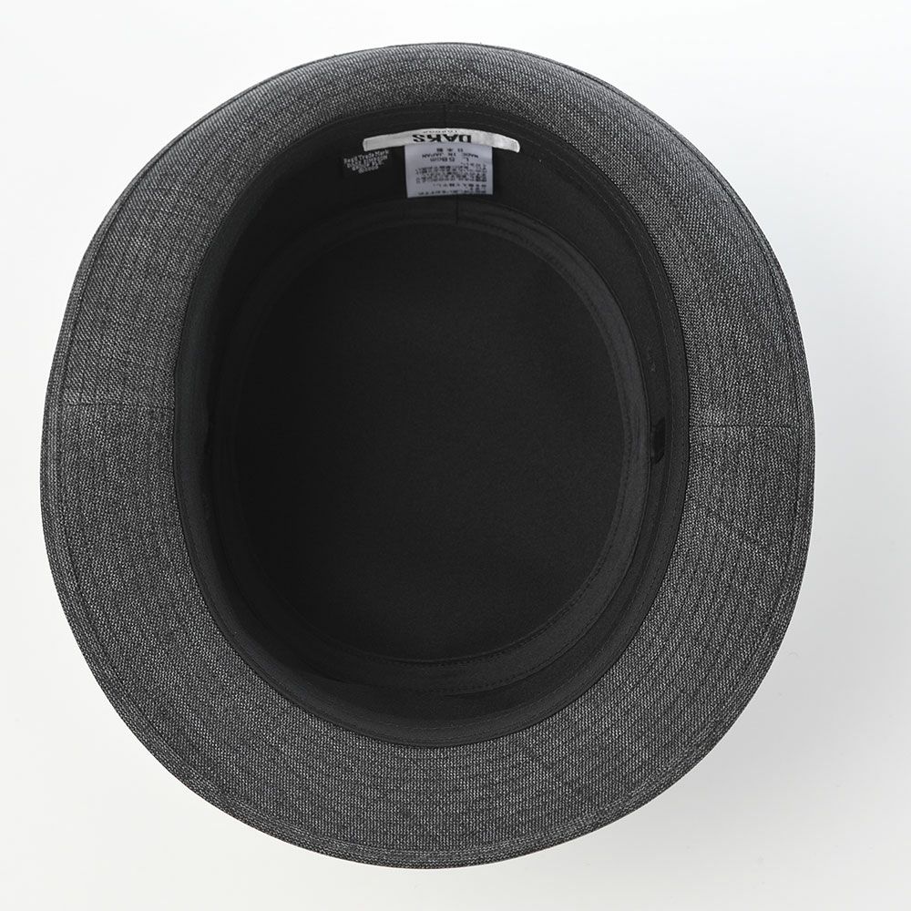 ダックスのソフトハット Alpen Foldable Wash Sharkskin（アルペン フォルダブルウォッシュ シャークスキン） D2033 チャコール