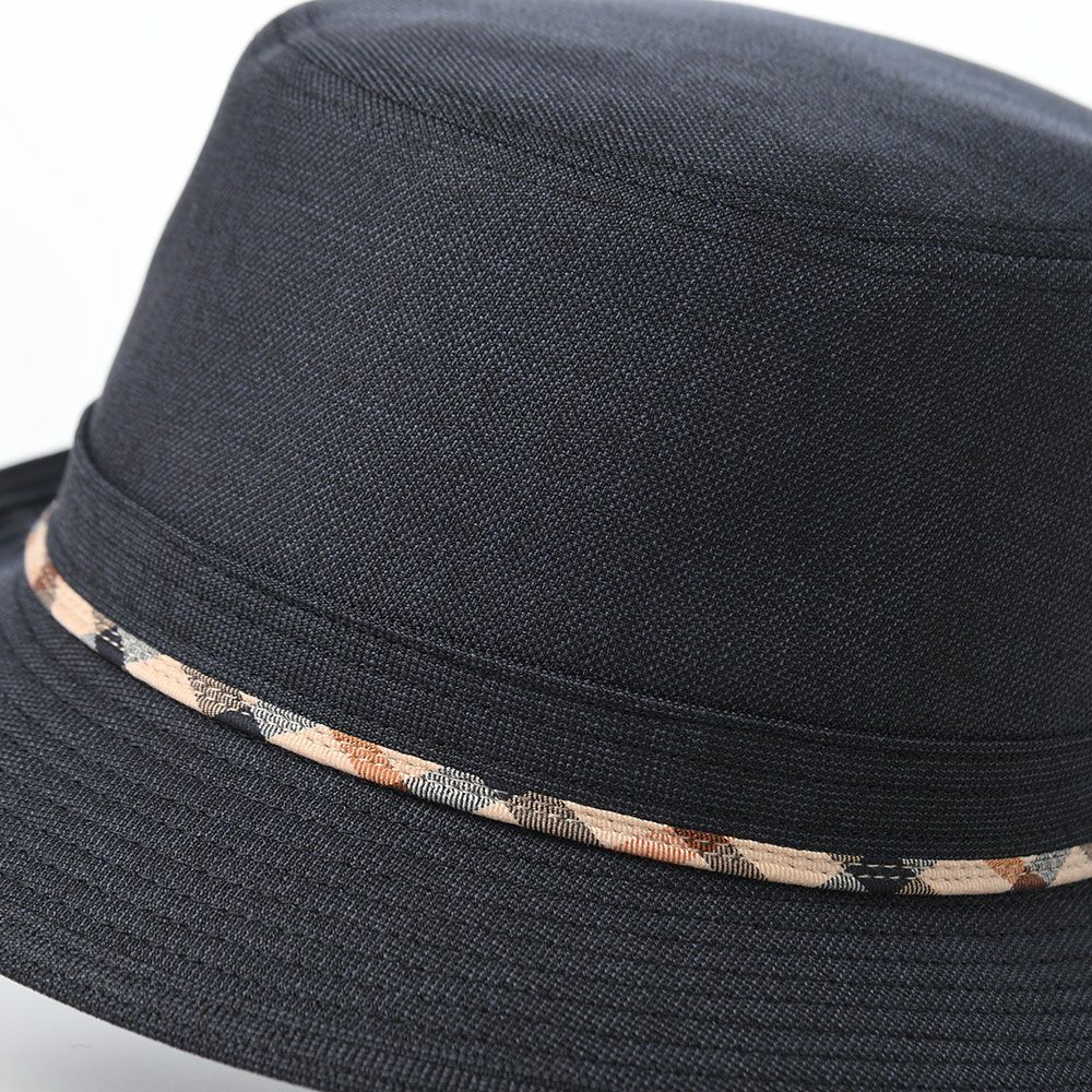 ダックスのソフトハット Alpen Foldable Wash Sharkskin（アルペン フォルダブルウォッシュ シャークスキン） D2033 ネイビー