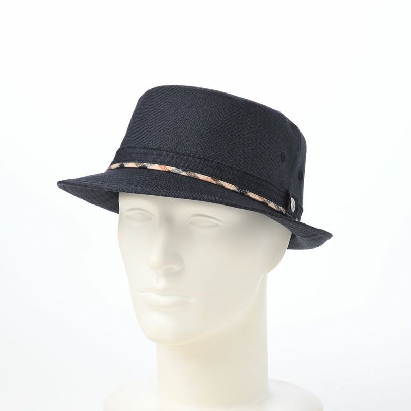 ダックスのソフトハット Alpen Foldable Wash Sharkskin（アルペン フォルダブルウォッシュ シャークスキン） D2033 ネイビー