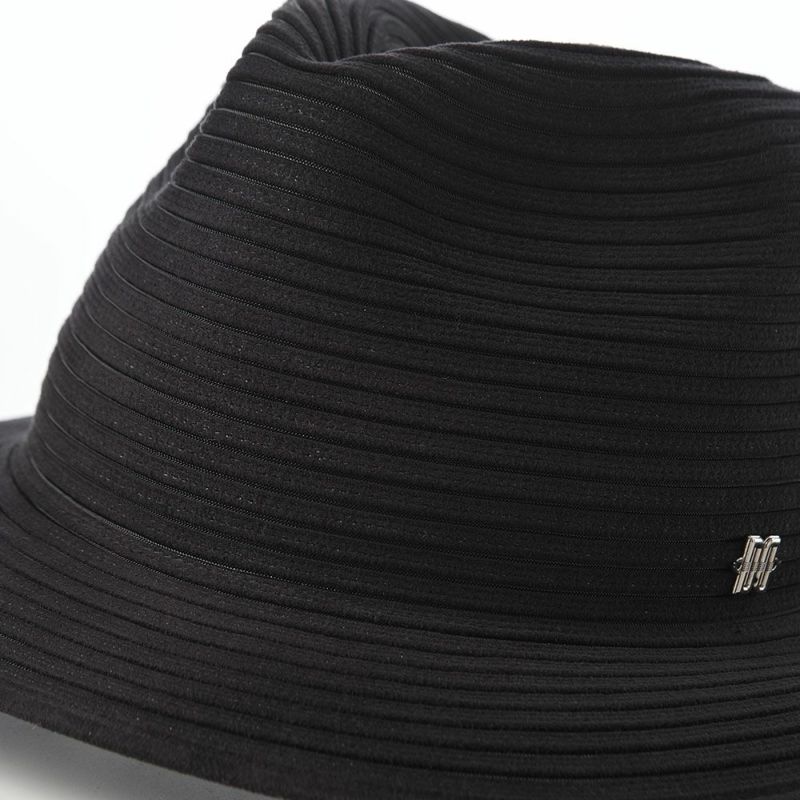 ダックスのソフトハット Manish Foldable Wash Suede（マニッシュ フォルダブルウォッシュ スエード） D2034 ブラック