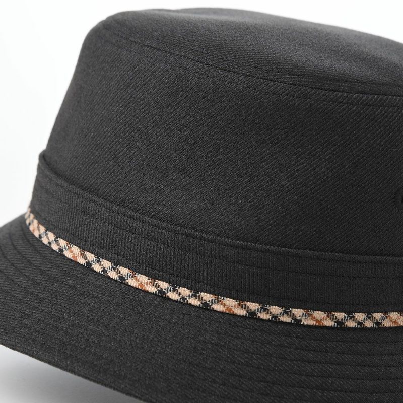 ダックスのソフトハット Safari Foldable Wash Woolly（サファリ フォルダブルウォッシュ ウーリー） D2036 チャコール