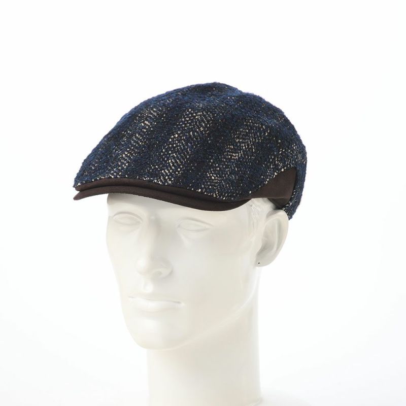 ダックスのハンチング Hunting Itarian Tweed（ハンチング イタリアンツイード） D2037 ネイビー