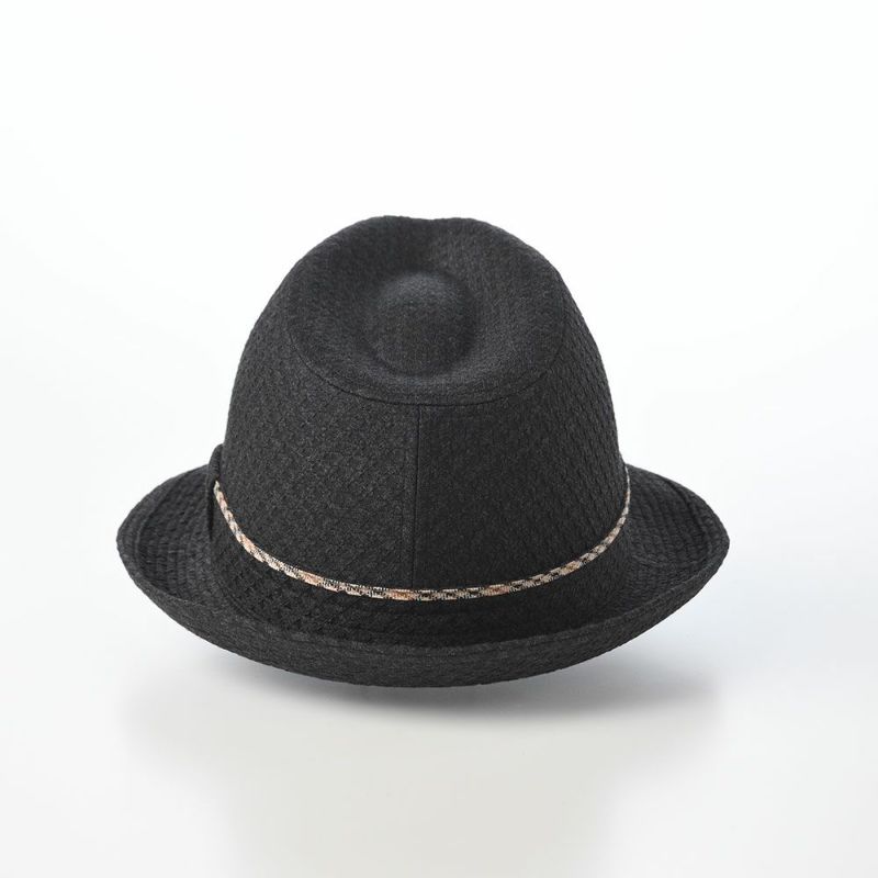 ダックスのソフトハット New Lescaut Houndstooth Jacquard（ニューレスコー ハウンドトゥース ジャガード） D2038 チャコール